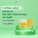 THÔNG BÁO MẤT ẤN CHỈ BẢO HIỂM TNDS BẮT BUỘC XE CƠ GIỚI - CHI NHÁNH THÁI BÌNH (CẬP NHẬT THÁNG 08/2025)